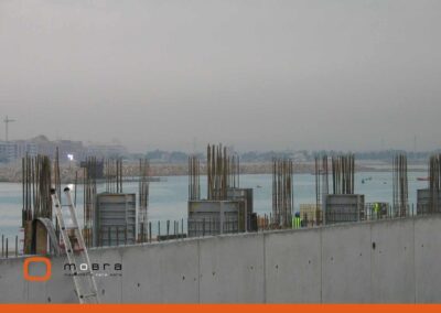 ENCOFRADOS EN OBRA DEL PARKING LA MARINA