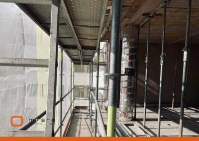 EJECUCIÓN ESTRUCTURA CON ANDAMIO EUROPEO