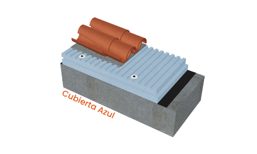CUBIERTA AZUL MOBRA